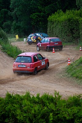 Youngster-Cup Auto, Fiat Punto und Vereins Micra zusammen auf der Strecke
