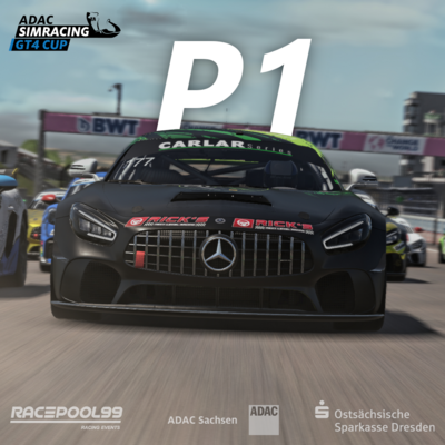 Mercedes AMG GT4 im ADAC Simracing Cup